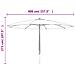 Ombrellone Da Giardino Con Palo In Legno Terracotta 400x273 Cm - Foto miniatura 3