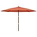 Ombrellone Da Giardino Con Palo In Legno Terracotta 400x273 Cm - Foto miniatura 4