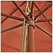 Ombrellone Da Giardino Con Palo In Legno Terracotta 400x273 Cm - Foto miniatura 7