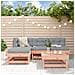 Set Salotto da Giardino 5 pz in Legno Massello di Douglas - Foto miniatura 1