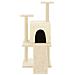 Albero Per Gatti Con Tiragraffi In Sisal Crema 110 Cm - Foto miniatura 2