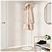 Appendiabiti Bianco 177 Cm In Ferro Verniciato A Polvere - Foto miniatura 3