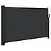 Tenda Da Sole Laterale Retrattile Nera 120x500 Cm - Foto miniatura 2