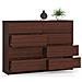 Cassettiera K140, 8 cassetti, 138x40x99 cm, Colore Weng? - Foto miniatura 2