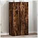 Schedario Rovere Fumo 60x32x115 Cm In Legno Multistrato - Foto miniatura 1