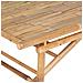 Tavolo Da Pranzo Da Giardino Tindari 180 Cm 90 Cm Legno Di Bambù Marrone Chiaro - Foto miniatura 4