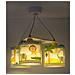 Lampada A Sospensione Per Bambini 3 Luci Little Jungle Animali Jungla - Foto miniatura 1