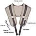 Massaggiatore Shiatsu Cervicale Collo Gambe Glutei Schiena Termico Riscldante - Foto miniatura 6