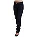 Jeans Denim Casual Da Donna Slim Fit A Vita Bassa Neri - W26 - Foto miniatura 2