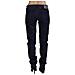 Jeans Denim Casual Da Donna Slim Fit A Vita Bassa Neri - W26 - Foto miniatura 3