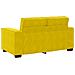 Divano a 2 Posti giallo 120 cm in Velluto - Foto miniatura 2
