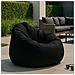 Ohau Poltrona A Sacco Da Esterno 130x115cm Nera - Foto miniatura 2