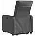Poltrona Alzapersona Massaggi Elettrica Grigio Scuro Tessuto - Foto miniatura 5
