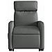 Poltrona Alzapersona Massaggi Elettrica Grigio Scuro Tessuto - Foto miniatura 9