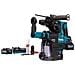 Martello Tassellatore a Batteria HR004GM202 Potenza 40 V Velocità 980 giri /min Colore Nero /Verde - Foto miniatura 5
