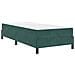 Letto box spring con materasso Verde Scuro 100 x 200 cm Velluto - Foto miniatura 1