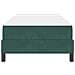 Letto box spring con materasso Verde Scuro 100 x 200 cm Velluto - Foto miniatura 7