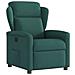 Poltrona Reclinabile in Tessuto Verde Scuro - Foto miniatura 1