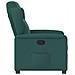 Poltrona Reclinabile in Tessuto Verde Scuro - Foto miniatura 4