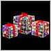 Scatola Regalo 3 pcs Multicolore 20 x 20 x 20 cm Acrilico - Foto miniatura 3