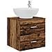 Mobile Lavabo da Parete Legno antico 49,5 x 44,5 x 66,5 cm - Foto miniatura 1