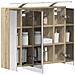 Mobiletto per specchio da bagno Rovere Sonoma - Foto miniatura 3