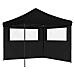 Tenda Party Nero 292 x 292 x 315 cm Tessuto Oxford - Foto miniatura 1