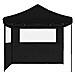 Tenda Party Nero 292 x 292 x 315 cm Tessuto Oxford - Foto miniatura 5