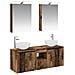 Set di Armadi da Bagno 5 pcs Legno antico 50 x 14,5 x 70 cm - Foto miniatura 1