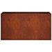 Vaso da giardino Ruggine 100 x 30 x 40 cm Acciaio Corten - Foto miniatura 4