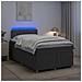 Letto box spring con materasso Grigio Scuro 120 x 190 cm - Foto miniatura 4