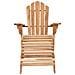 Sedia Adirondack da Giardino con Poggiapiedi Naturale - Foto miniatura 3