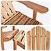 Sedia Adirondack da Giardino con Poggiapiedi Naturale - Foto miniatura 6