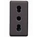Presa Bipasso Nera 10a - 16a System Black Gw21203 - Foto miniatura 3
