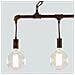 I-AMARCORD-S4 - Lampadario a quattro luci ramato 60 watt E27 - Foto miniatura 4