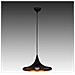 Lampada A Sospensione Collezione Metal Nera e Oro, in Metallo e Vernice. - Foto miniatura 3