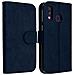 Custodia Galaxy A40 Portacarte Funzione Supporto Cover Silicone - Blu - Foto miniatura 1