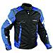 Giacca Sport Touring Moto Cordura Ce Protezioni Sfoderabile Scooter Blu Xl - Foto miniatura 1