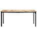Tavolo Da Pranzo 180x90x76 Cm In Legno Massello Di Mango Grezzo - Foto miniatura 2