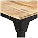 Tavolo Da Pranzo 180x90x76 Cm In Legno Massello Di Mango Grezzo - Foto miniatura 4