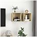 Mobili a Muro 2pz Rovere Sonoma 37x37x37 cm Legno Multistrato - Foto miniatura 4