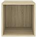 Mobili a Muro 2pz Rovere Sonoma 37x37x37 cm Legno Multistrato - Foto miniatura 8