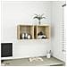 Mobili a Muro 2pz Rovere Sonoma 37x37x37 cm Legno Multistrato - Foto miniatura 1