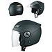 Casco Jet Visiera Scooter Moto Quad Omologato Ece 22 05 Matt Nero S - Foto miniatura 1