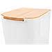 Pattumiera In Polipropilene Bianco Cinque Litri 18,3x22,4x H24,4 Cm - Foto miniatura 7
