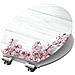 Tavoletta WC Lucida Chiusura Ammortizzata FLOWERS & WOOD MDF - Foto miniatura 2