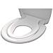 Tavoletta per WC FAMILY WHITE in Duroplast Bianco - Foto miniatura 1