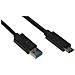 LKC3018 1.8m USB A USB C Maschio Maschio Nero cavo USB - Foto miniatura 1