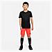Pantaloncini Da Calcio - Bambini - Dri-fit - Rosso E Nero - Foto miniatura 1