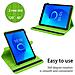 Cadorabo Custodia Per Tablet Compatibile Con Alcatel 1t (7 Zoll) 2021 In Verde Chiaro - Coperchio Protettivo A 360 Gradi Fatto Di Finta Pelle Con Funzione Di Stand E Banda Elastica - Foto miniatura 4